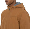 Dickies Uomo, Giacca con cappuccio in cotone d'anatra foderata in sherpa, MARRONE DUCATO