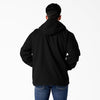 Dickies Uomo, Giacca con cappuccio in cotone d'anatra foderata in sherpa, NERO RISCIACQUATO