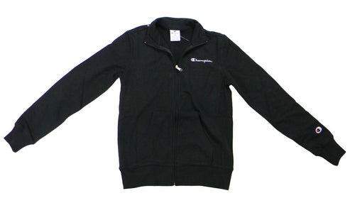 Champion FULL ZIP SWEATSHIRT Heavy Soft Compact Spring Poly Terry Donna Nero