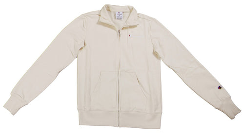 Champion FULL ZIP SWEATSHIRT Heavy Soft Compact Spring Poly Terry Donna Naturale