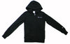 Champion FULL ZIP HOODIE SWEATSHIRT Heavy Soft Compact Spring Poly Terry Donna Nero