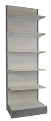 Scaffale metallico da negozio per arredo pareti negozi e punti vendita cm. 100x60x300h