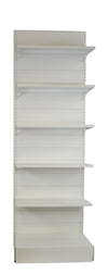 Scaffalatura metallica da negozio per arredo parete cm. 100x60x300h