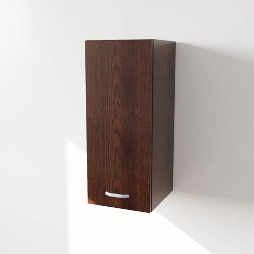 Pensile Cucina in Legno Nobilitato Wenge con 1 Anta Altezza 72 cm
