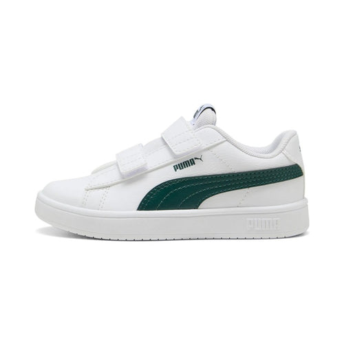 Puma Rickie Classic V PS 394253 - Sneaker per bambini, colore: Puma White/Dark Myrtile