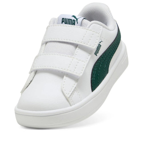 Puma Rickie Classic V INF 394254 - Sneaker per bambini, colore: Puma White/Dark Myrtile
