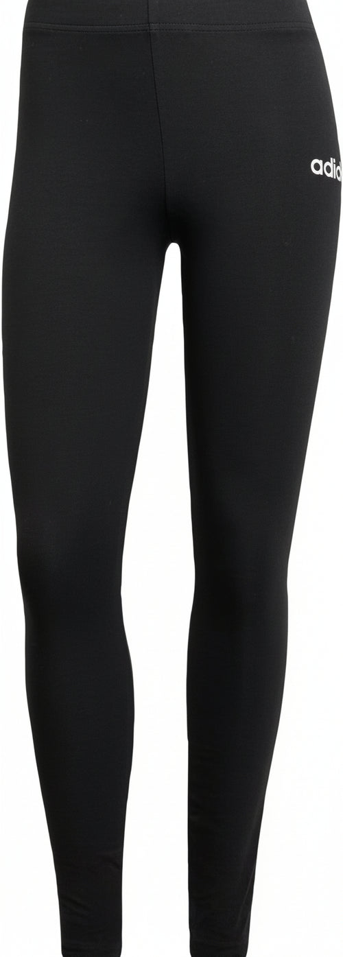 adidas Leggings Essentials Donna Linear Cotton - Nero