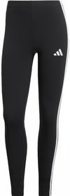 adidas Leggings Essentials Donna 3-Stripes Cotton - Nero