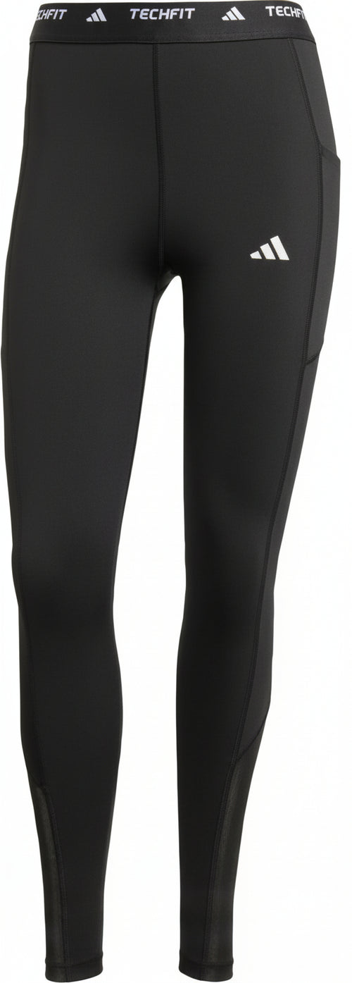 adidas Leggings Donna Techfit Stash Pocket Full-Length - Nero