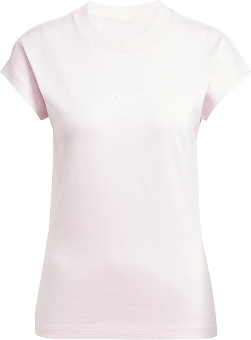 adidas t-shirt in cotone Essentials Linear donna colore rosa JG8659