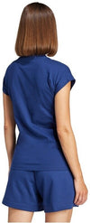 adidas Essentials Linear donna Cotton Tee - Dark Blue