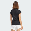 adidas Essentials Linear donna Cotton Tee - Black/Whaite