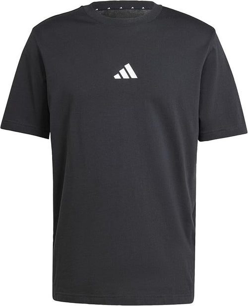T-shirt Essentials Uomo Small Logo Single Jersey - Nero adidas