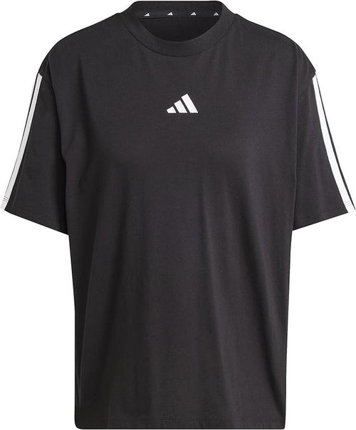 adidas t-shirt in cotone Essentials donna colore nero