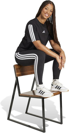 adidas t-shirt in cotone Essentials donna colore nero
