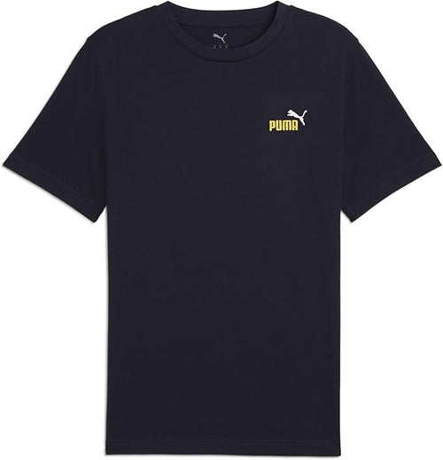 PUMA Ess 2 col Small Logo Tee Maglietta, New NAny, Unisex-Adulto