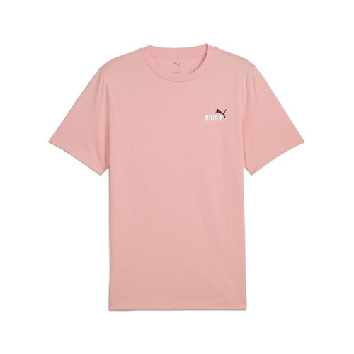 PUMA Ess 2 col Small Logo Tee Maglietta, Pink Fruit, Unisex-Adulto