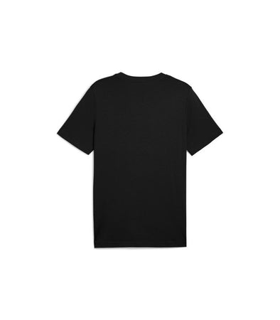 PUMA Ess 2 col Small Logo Tee Maglietta, Puma Black-Spring Fern, Unisex-Adulto