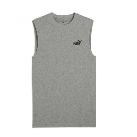 PUMHB Puma Ess Sleeveless Tee, Maglietta Uomo, Medium Grey Heater