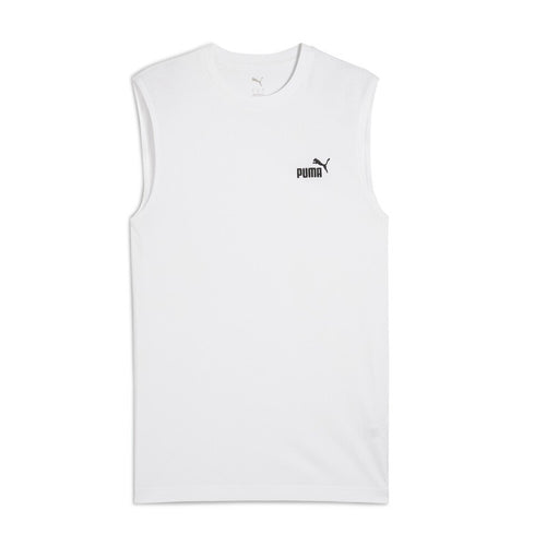 PUMHB Puma Ess Sleeveless Tee, Maglietta Uomo, Puma White