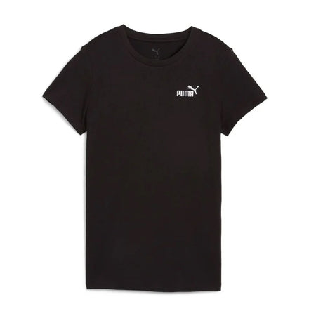 PUMA Ess Small Logo Tee, Maglietta Unisex, Puma Noir