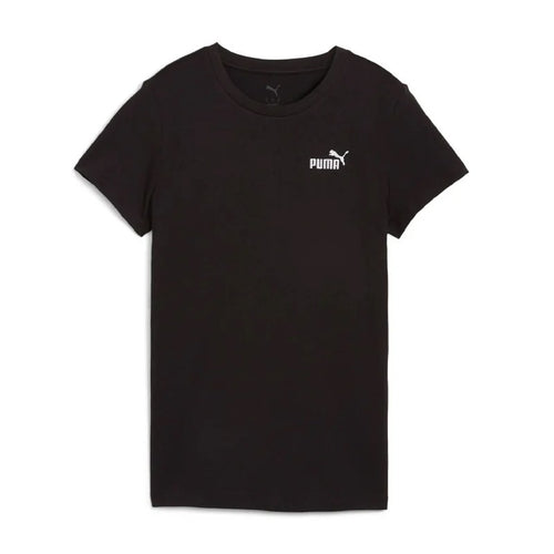 PUMA Ess Small Logo Tee, Maglietta Unisex, Puma Noir