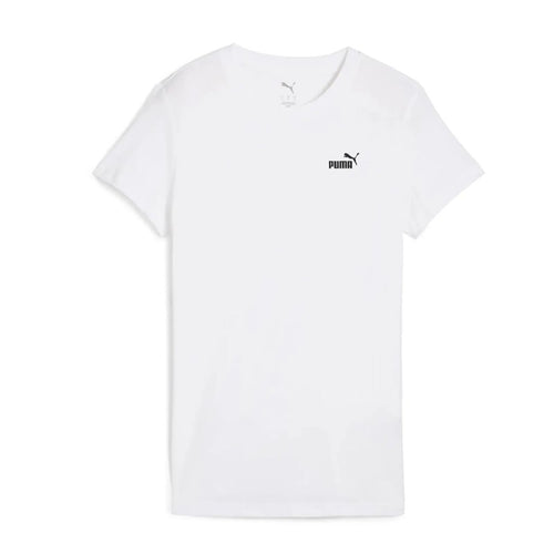 PUMA Ess Small Logo Tee, Maglietta Unisex, Puma White