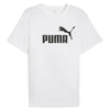 Puma Ess Logo Tee T-shirt, Puma White, Unisex - Adulto