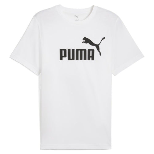 Puma Ess Logo Tee T-shirt, Puma White, Unisex - Adulto