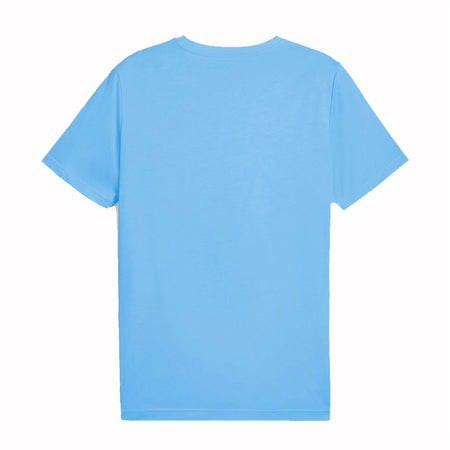 Puma Ess Logo Tee T-shirt, Team Lght Blue, Adulto