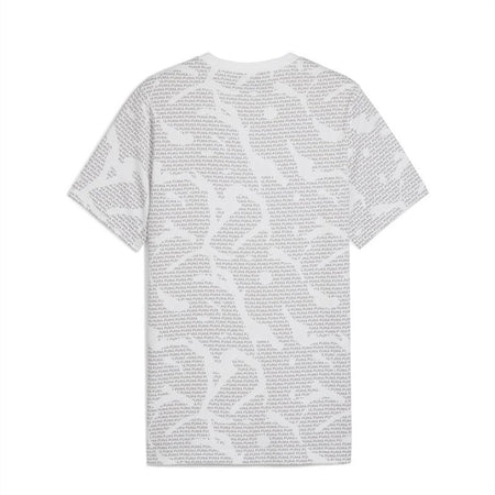 PUMA T-Shirt Uomo Ess+Logo Lab AOP Tee 684668 (Bianco)