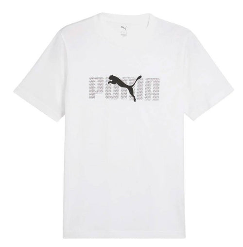 PUMA T-Shirt Ess+ Logo Lab Summer Tee 684667 Puma Whaite 02