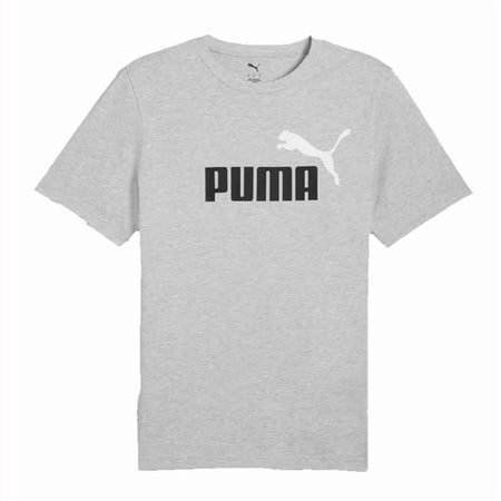 PUMA Ess No. 1 Logo Tee Magliette, LghT Grey Hather, Unisex-Adulto