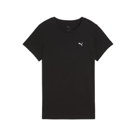 PUMA Ess Elevated Rib Tee, Magliette Unisex - Adulto, PUMA Black