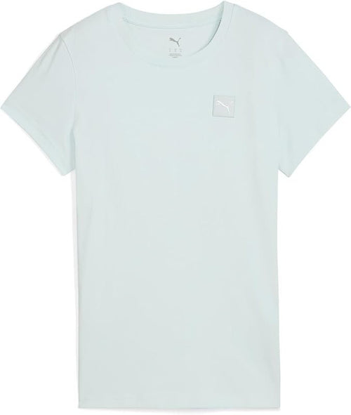 PUMA Ess Elevated Rib Tee, Magliette Unisex - Adulto, Peaceful Blue