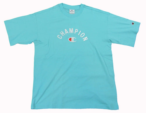 Champion T-SHAPE TEE Light Uomo Cotton Jersey gr.150 Celeste