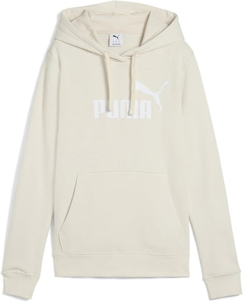 PUMA Ess No. 1 Logo Hoodie FL, Felpe con Cappuccio Donna, Alpine Snow