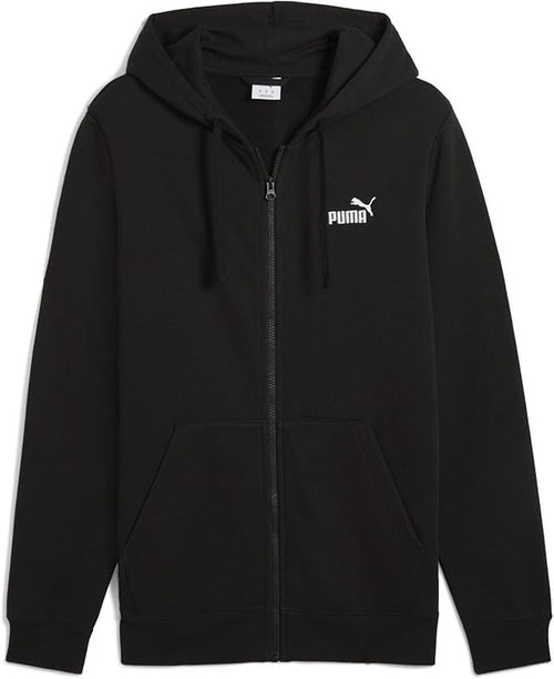 PUMA Ess No. 1 Logo Hoodie FL, Felpe con Cappuccio Uomo, PUMA Black