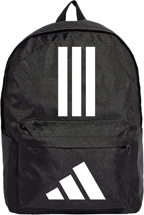 adidas zaino classico 3 striscie bianco / nero