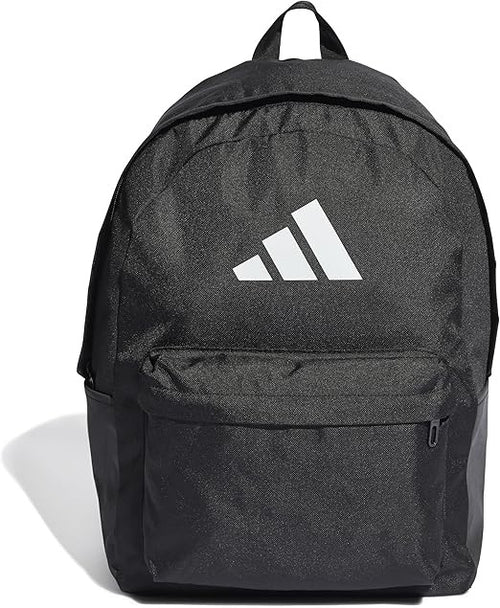adidas Unisex - Adulto CLASSIC 3BARS BACKPACK, Black / White, One Size