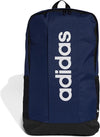 adidas Unisex - Adulto LINEAR BACKPACK, dark blue/white, One Size