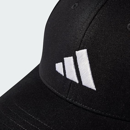 adidas Unisex - Adulto Baseball cap Cotton New Logo, Black/White