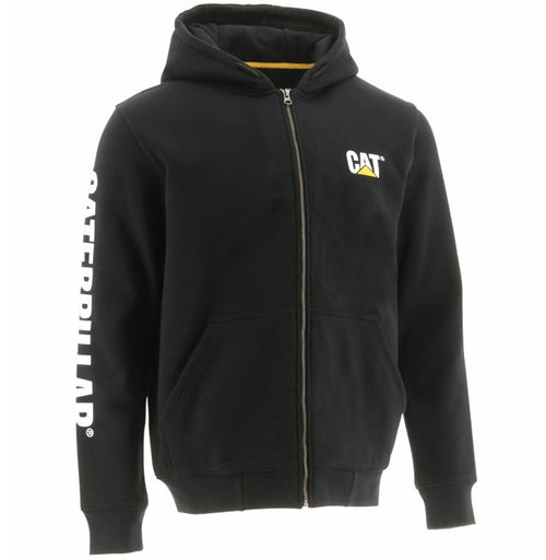 Caterpillar Men's Full-Zip Hooded Sweatshirt Nero
