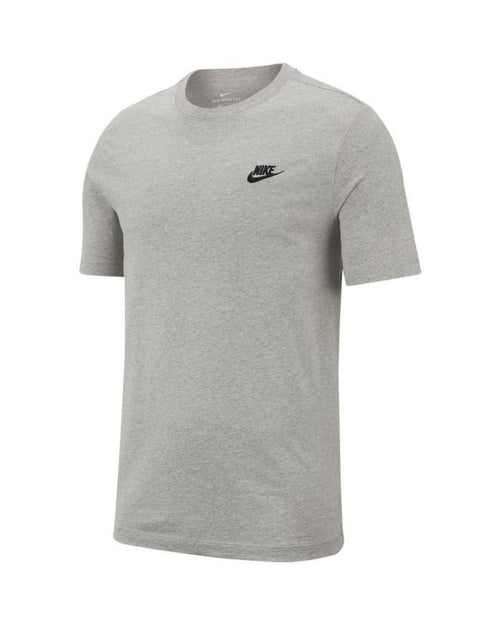 Nike M Nsw Club Tee Maglietta, Dk Grey Heather Black, Uomo