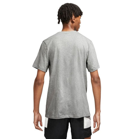 Nike M Nsw Club Tee Maglietta, Dk Grey Heather Black, Uomo