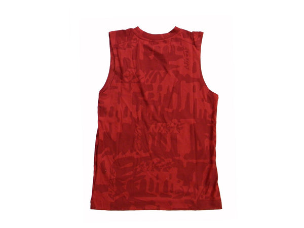 Nike Big Kids' (boys') Dri-fit Sleeveless Top University Red/ White