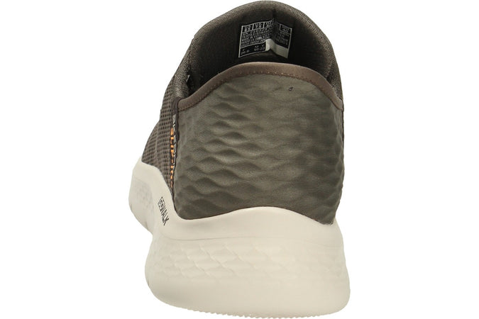 Skechers scarpa sneakers da uomo Slip-Ins , go Walk Flex Hands Up 216324/BRN marrone