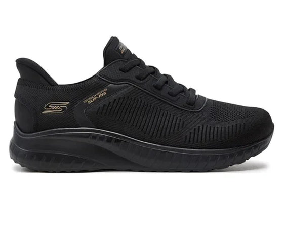 Skechers Bobs Squad Caos, Scarpe da Ginnastica Donna, Nero