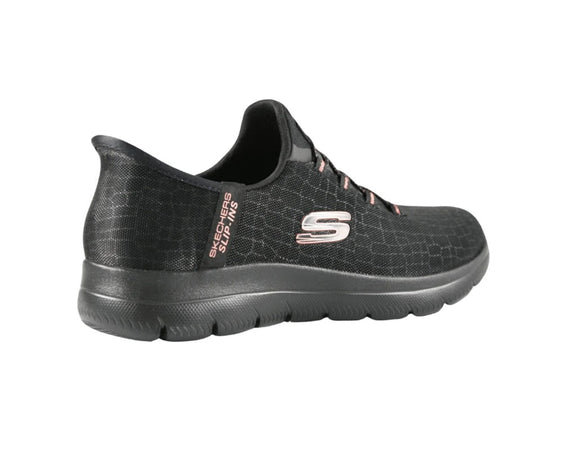 Skechers Summits Classy Night, Scarpe da Ginnastica Donna, Nero