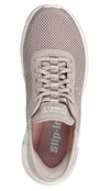 Skechers Sneaker da Donna Hands Free Slip-ins Go Walk Flex-Grand Entrance, Beige TPE